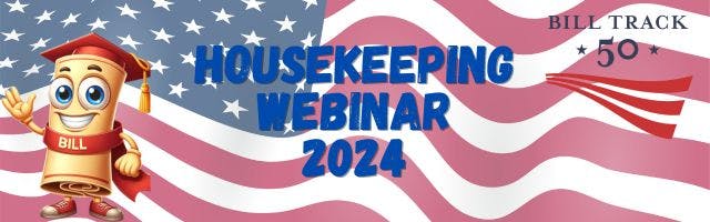 Housekeeping Webinars