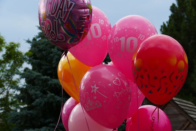 10th Birthday Balloons