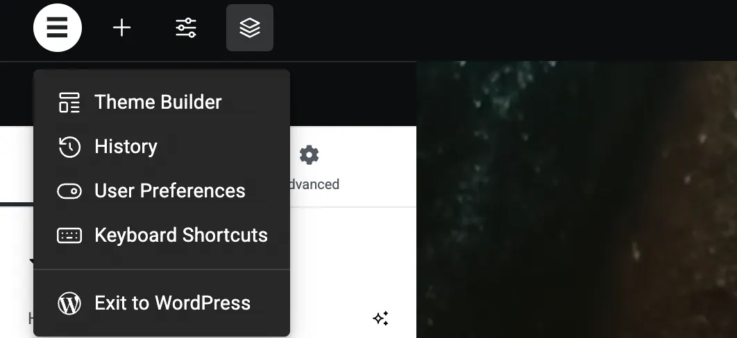 The Elementor editor open on a WordPress page