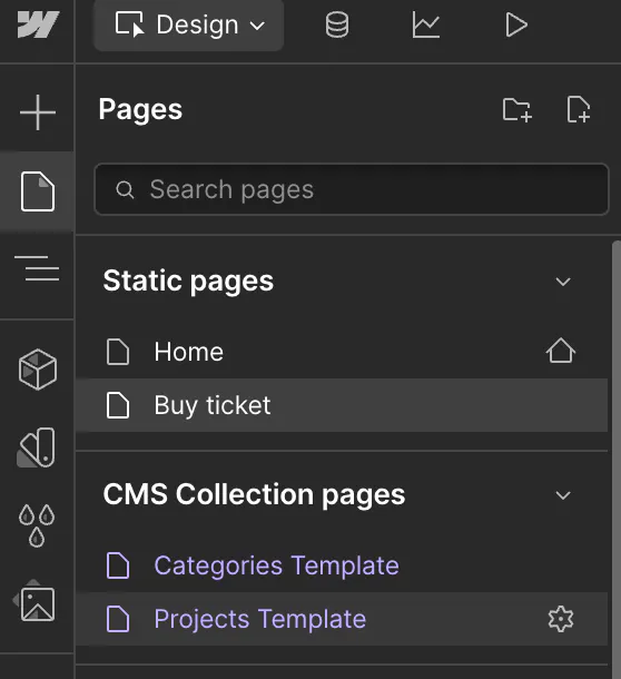 The Webflow Add Elements panel with the Div Block element