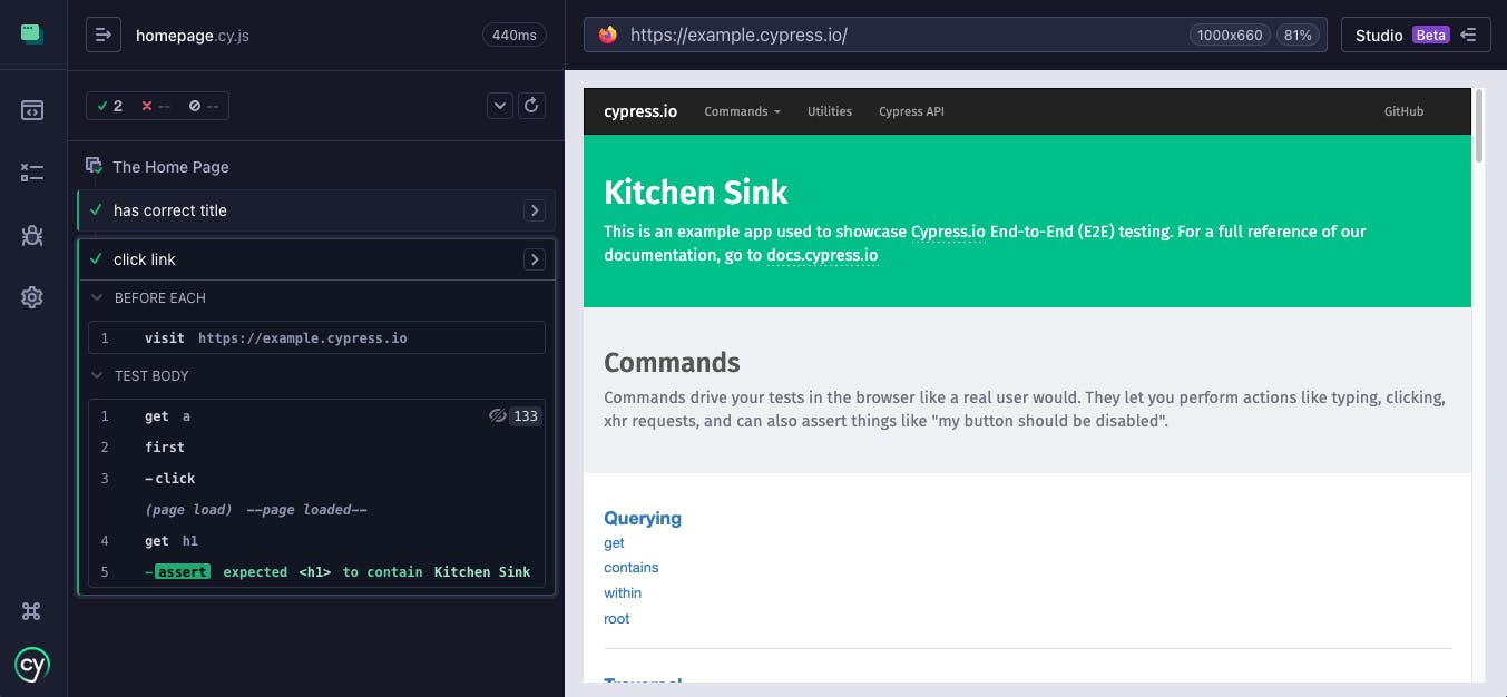 Our E2E testing setup