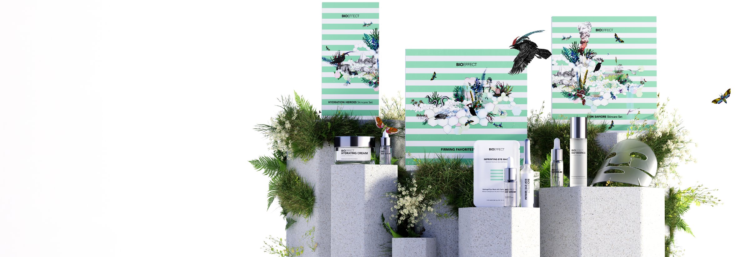 Artist Kristjana S Williams Decorates BIOEFFECT´s Gift Sets