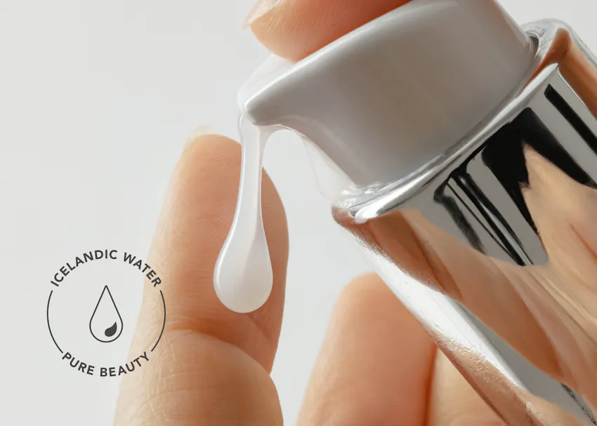 BIOEFFECT Facial Cleanser dispensing a nourishing gel-to-milk formula onto hands, highlighting its ability to remove makeup, impurities, and SPF while cleansing without disrupting the skin barrier.