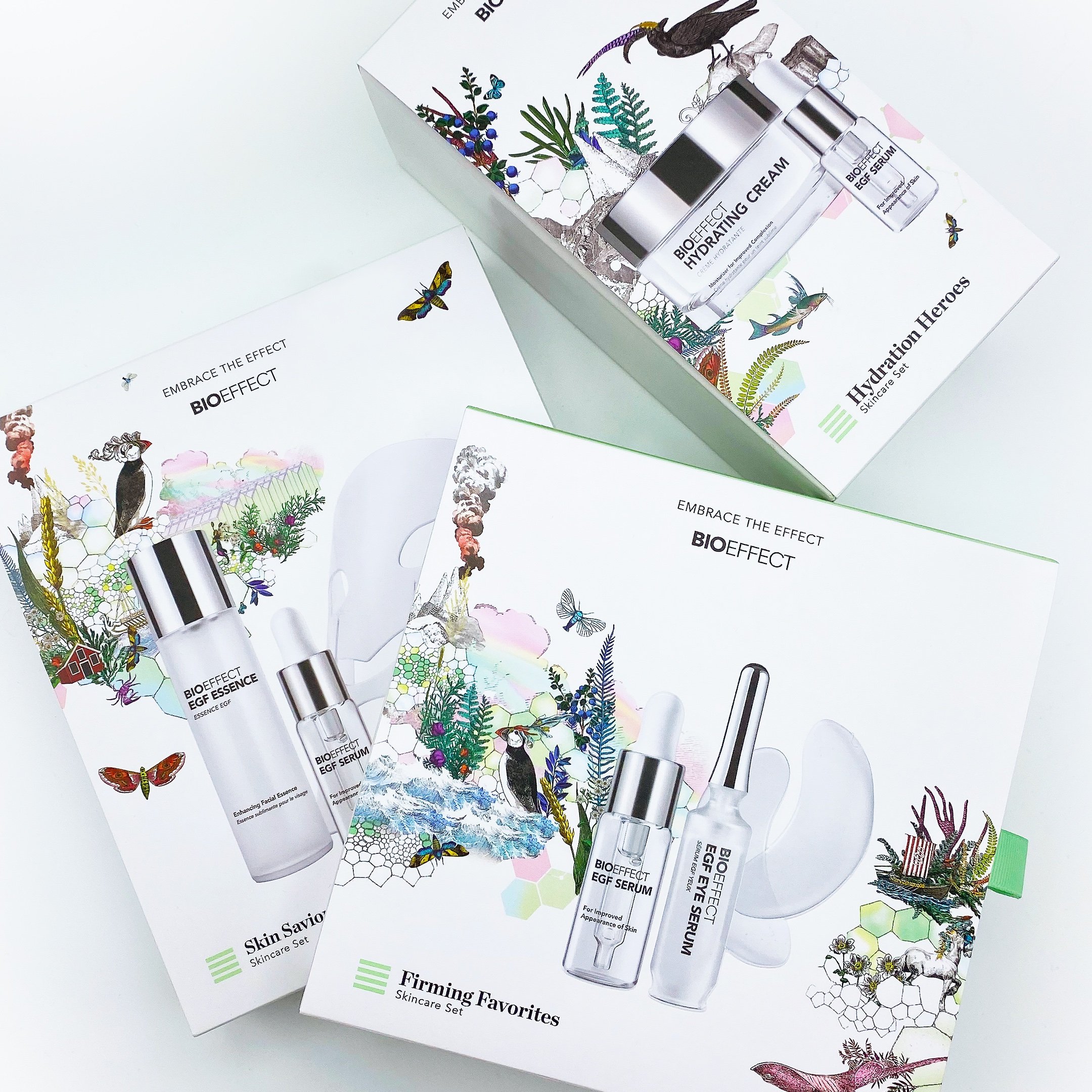 Artist Kristjana S Williams Decorates BIOEFFECT´s Gift Sets