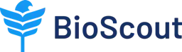 bioscout logo - blue