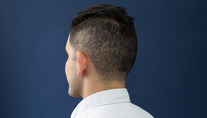 Men's Hairstyle Tips: How to Get Birchboxer Carlos' Double-Sided Part |  Birchbox Mag