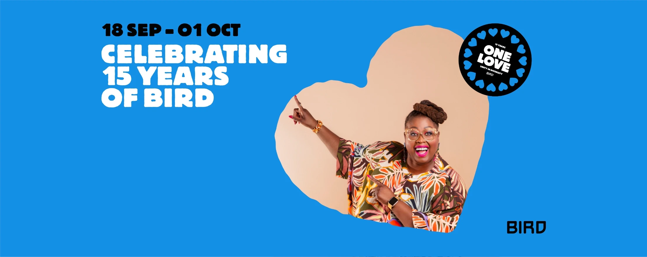 Shirma Rouse: A night of Soul | 15 jaar BIRD | 18 Sep in BIRD, Rotterdam