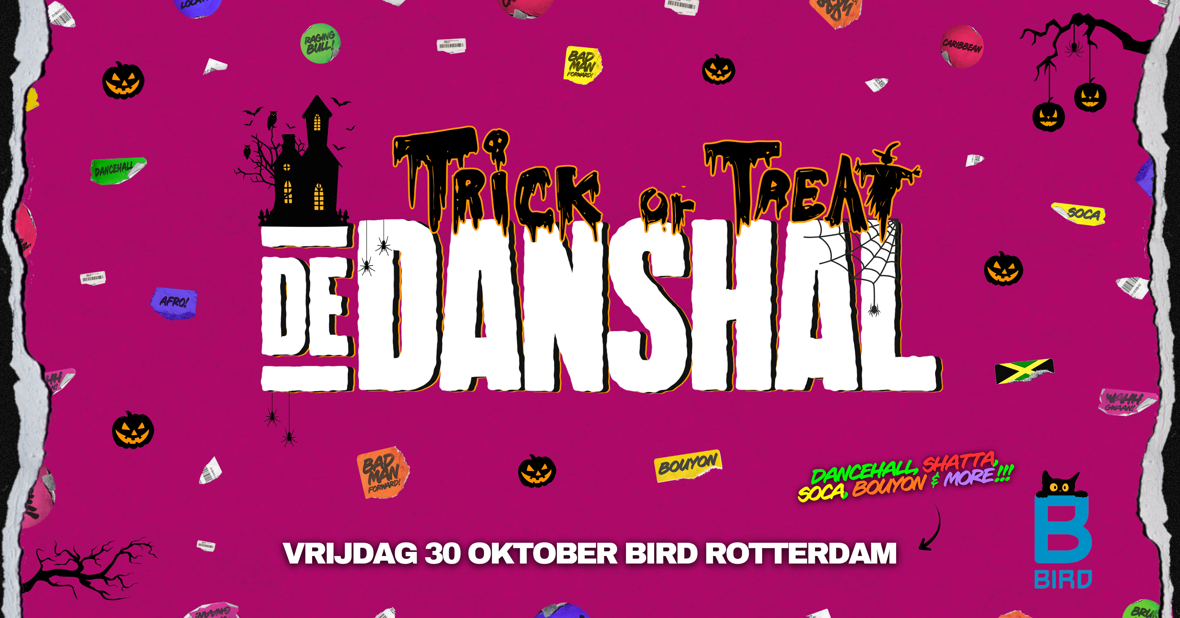 DE DANSHAL HALLOWHINE in BIRD, Rotterdam