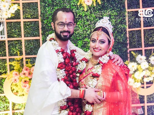 Newly married couple