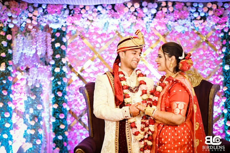 rose varmala for wedding