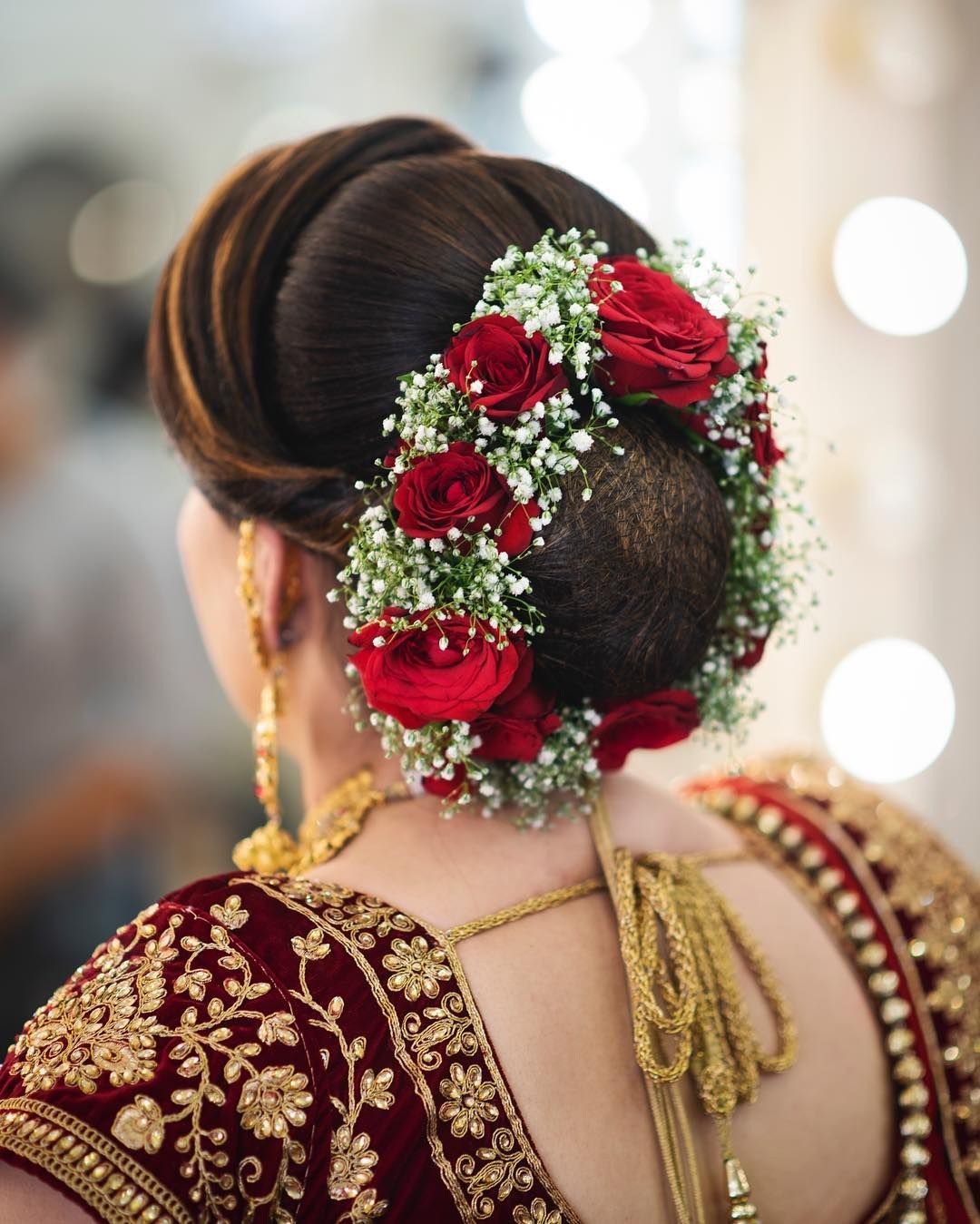 15 Popular South Indian Bridal Hairstyles for Engagement  TBG Bridal Store