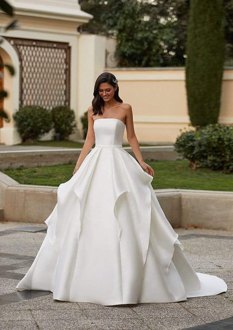 flared gown for christian brides
