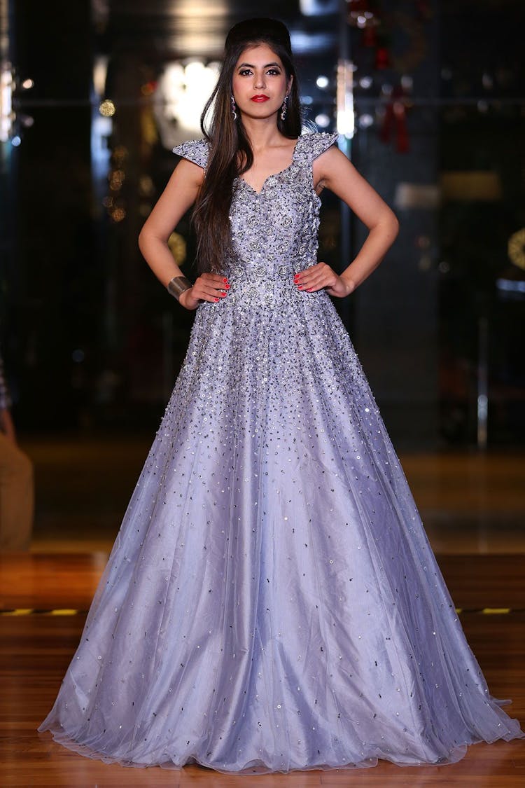 stunning engagement dress