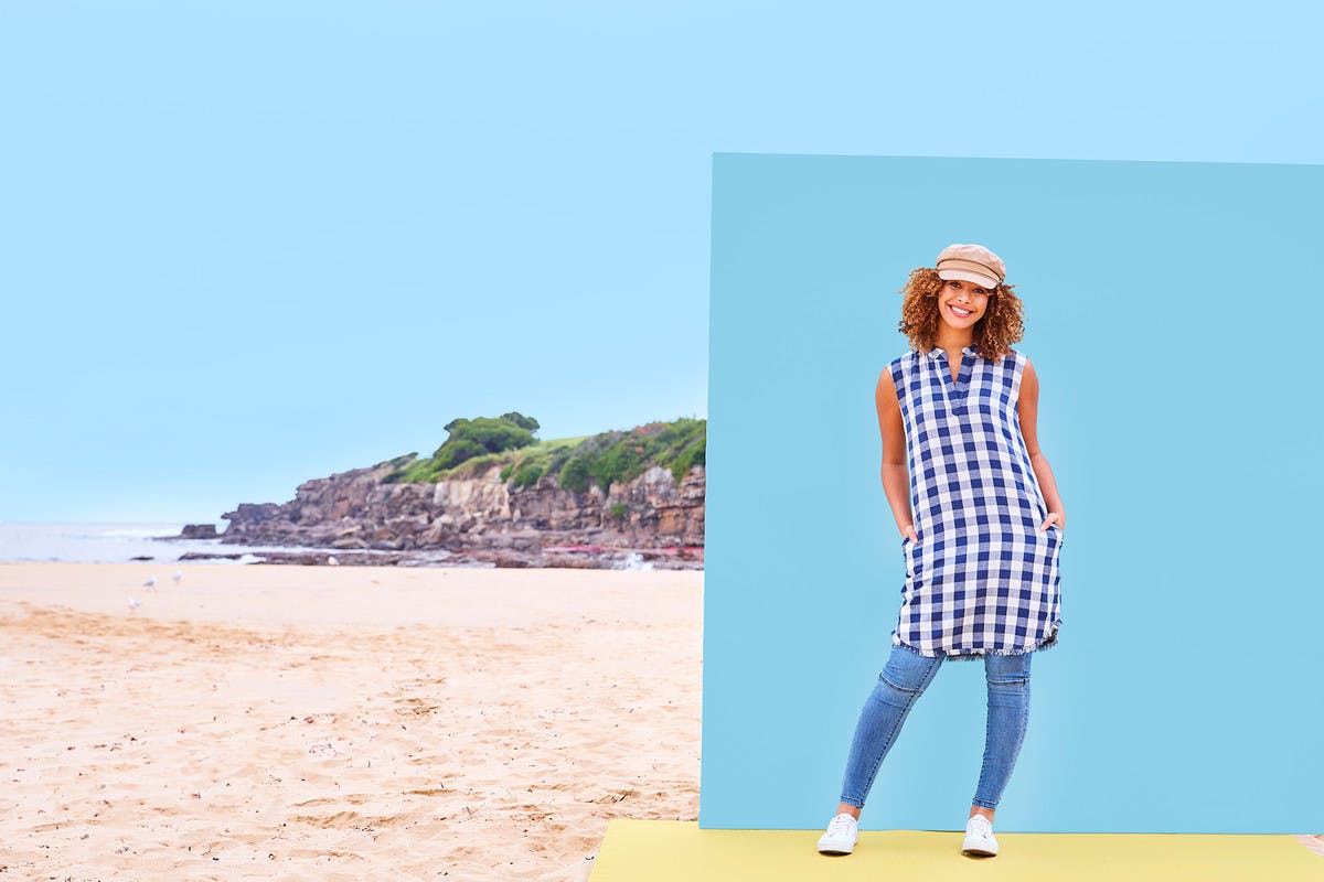 HANDPICKED BY BIRDS Sleeveless Tunic Dress $109.95