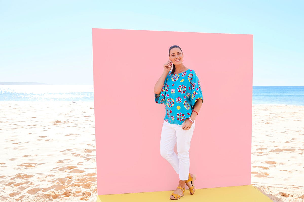 HANDPICKED BY BIRDS Tie Back Bell Sleeve Top $109.95