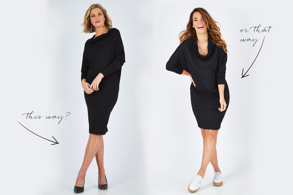 multiway dress sleeves