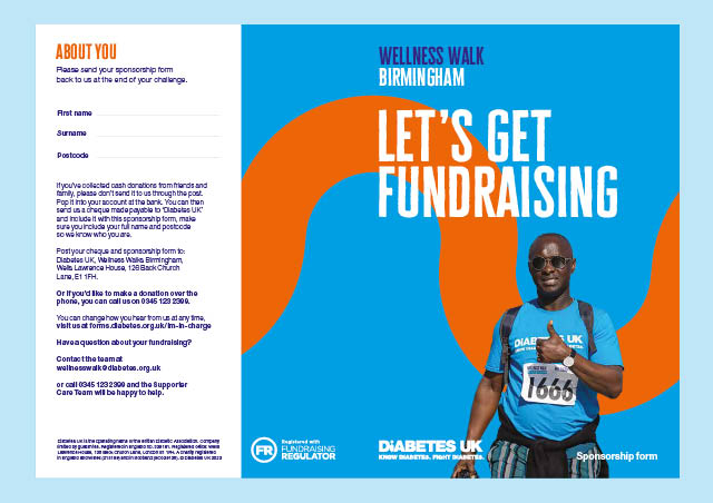 Wellness Walker with thumbs up
