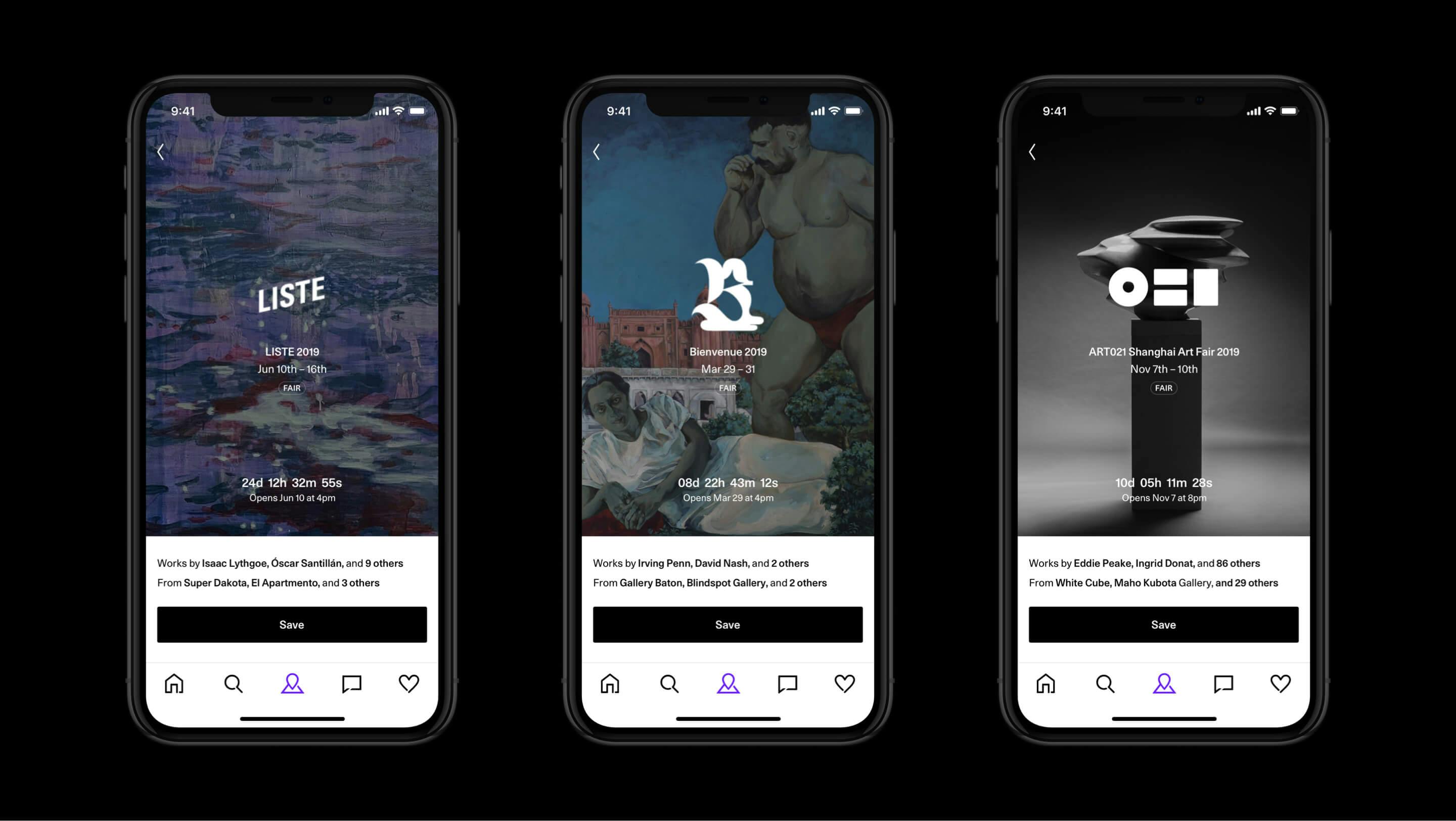 Artsy Gallery UI Design - Chris Biron