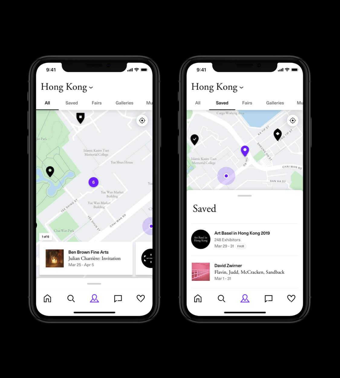 Artsy Map Exploration UI Design - Chris Biron