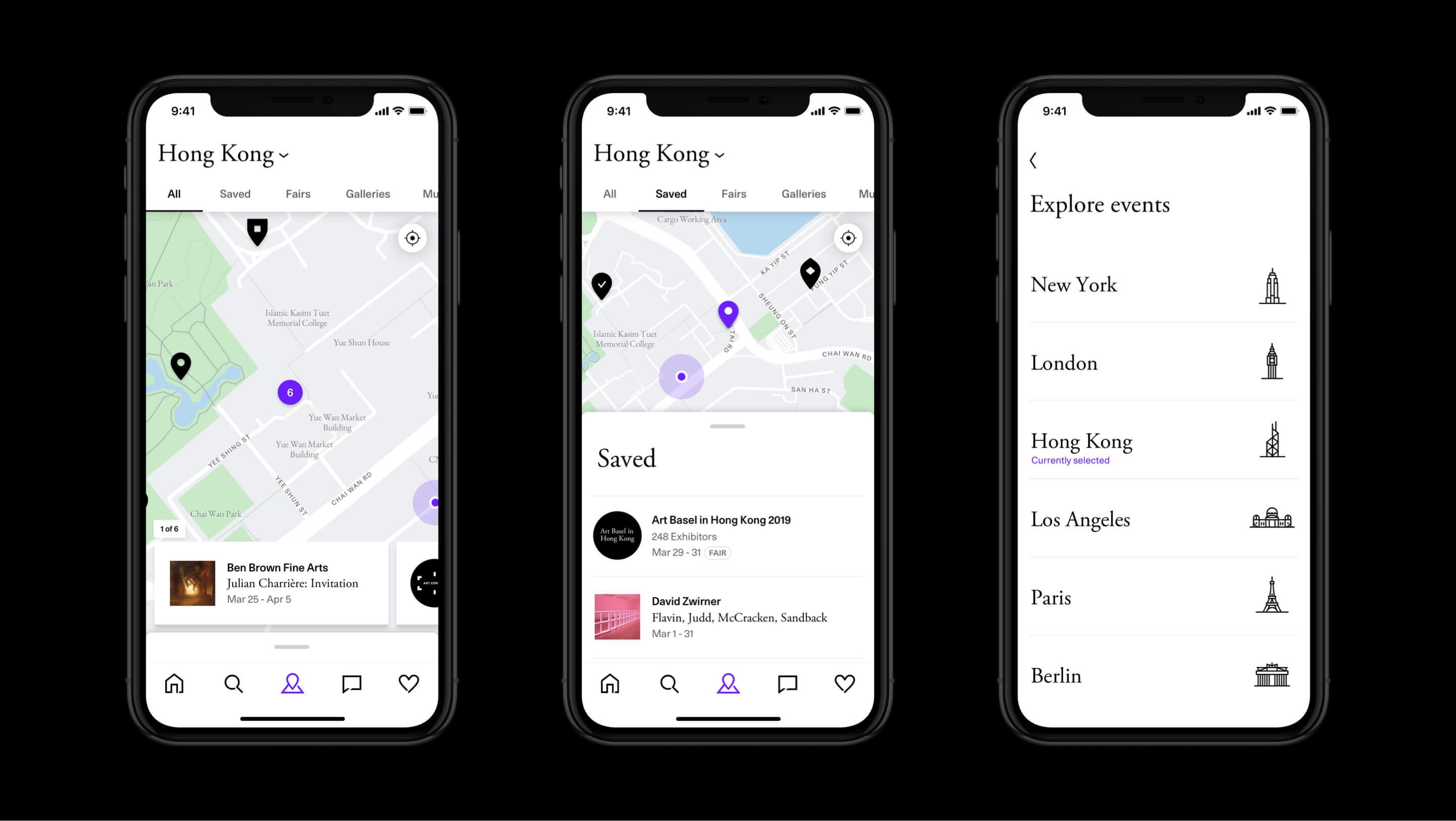 Artsy Map Exploration UI Design - Chris Biron