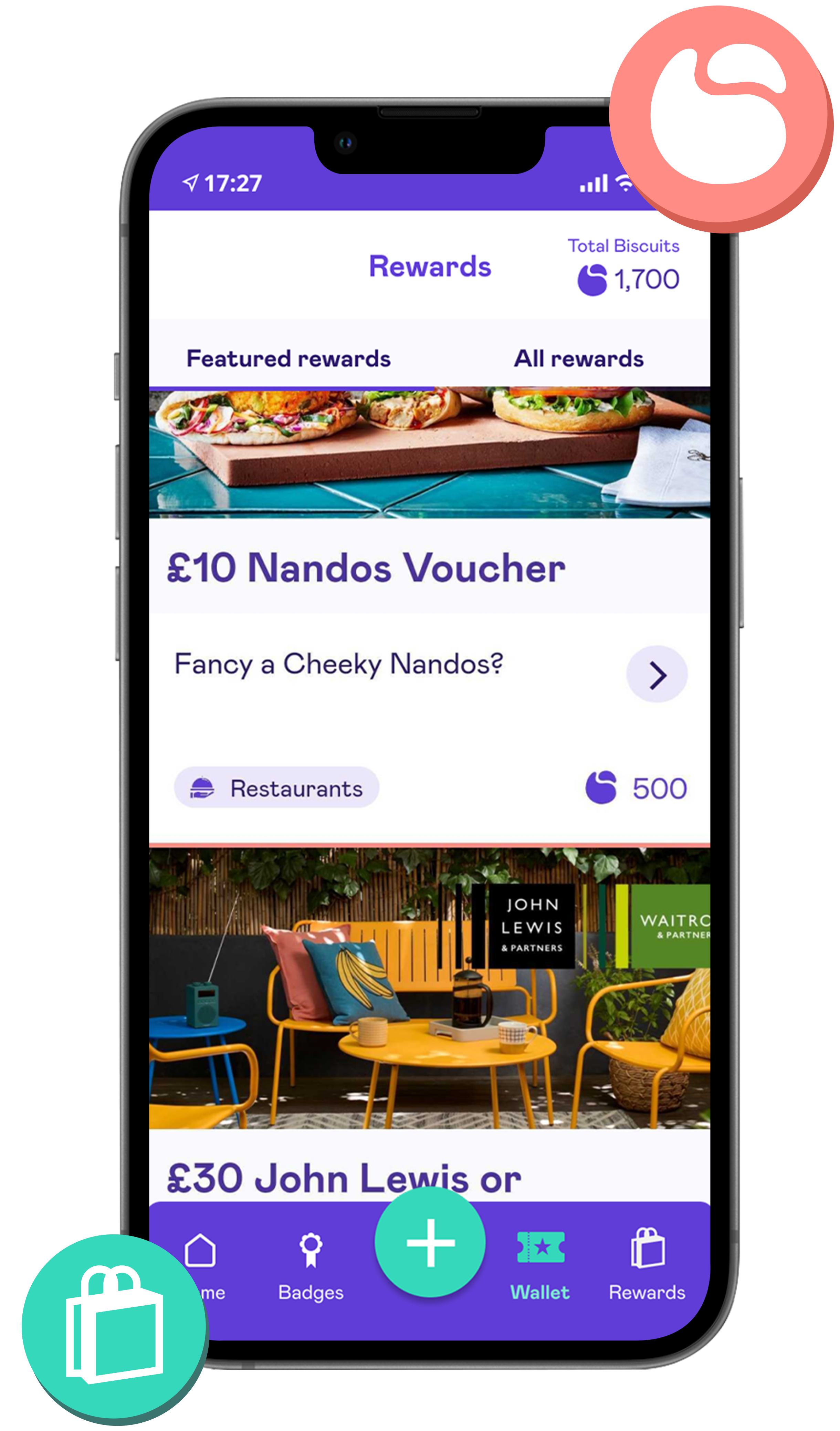 Biscuit Get rewarded for walking your dog Rewards