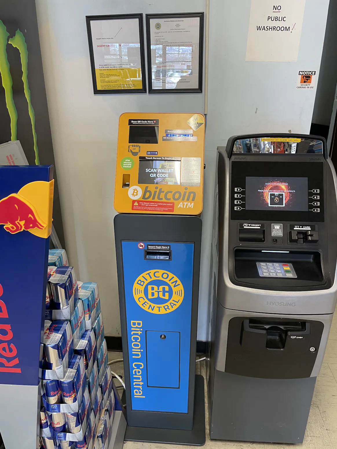 happy-days-food-store vernon bitcoin central atm