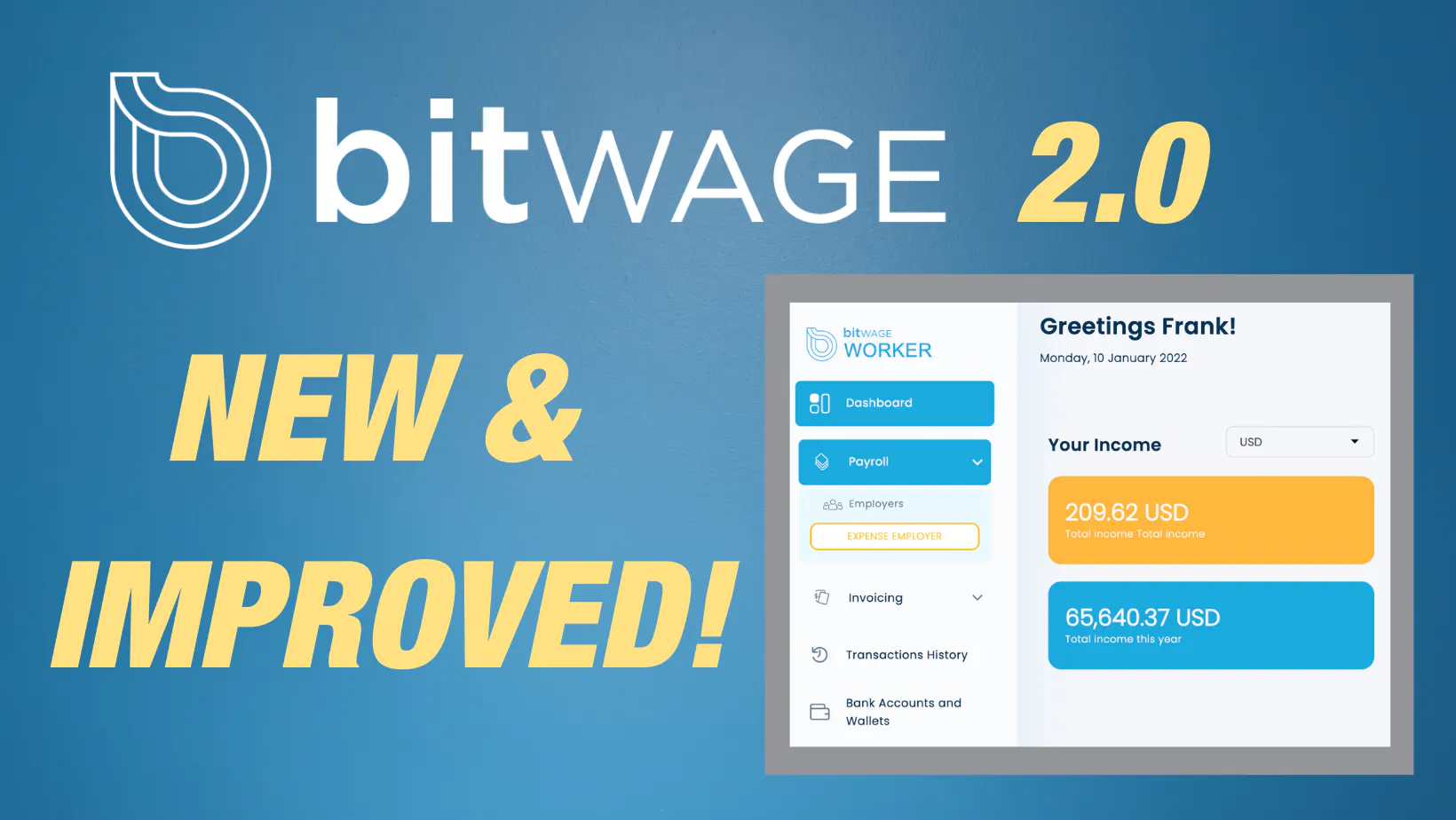 Bitwage Payroll Example Sql Bitwage Launches New Bitcoin & Cryptocurrency Payroll Platform for All ...
