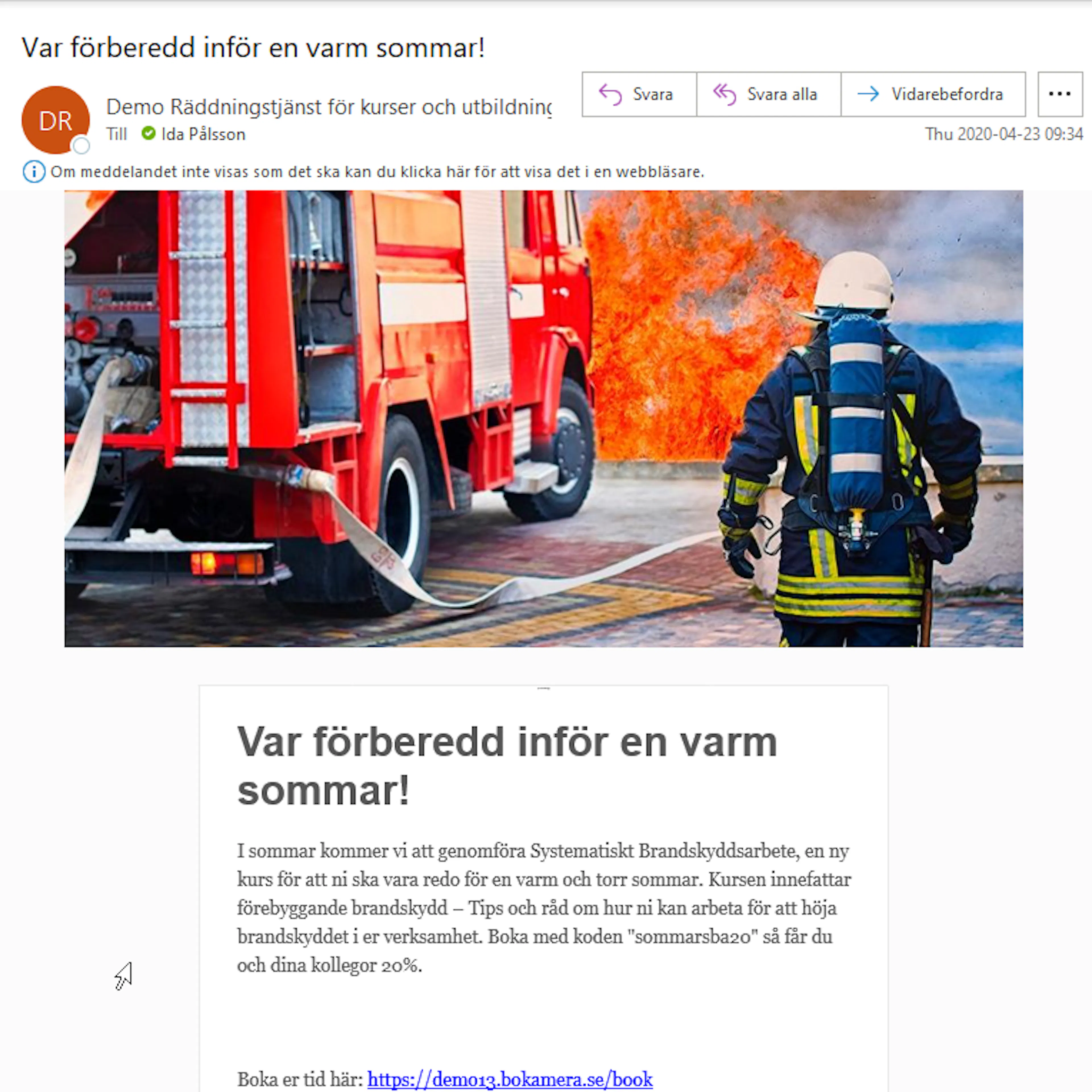 Skicka erbjudanden till dina kunder online med BokaMera Nyhetsbrev