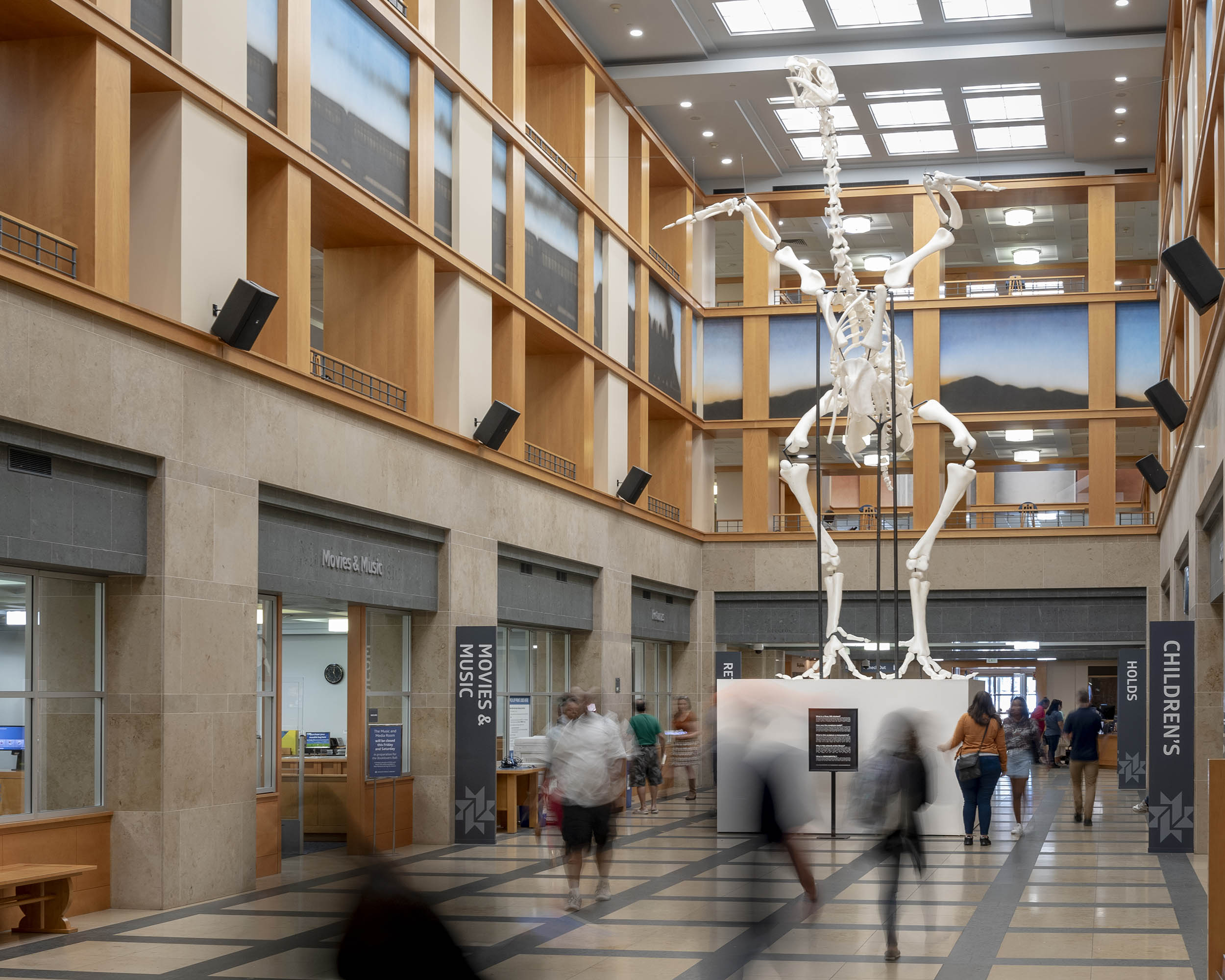 Andreas Greiner, Monument for the 308, 2019. Denver Public Library, Central Branch, Denver, CO. Courtesy of the artist and Black Cube. Photo by Third Dune Productions. 