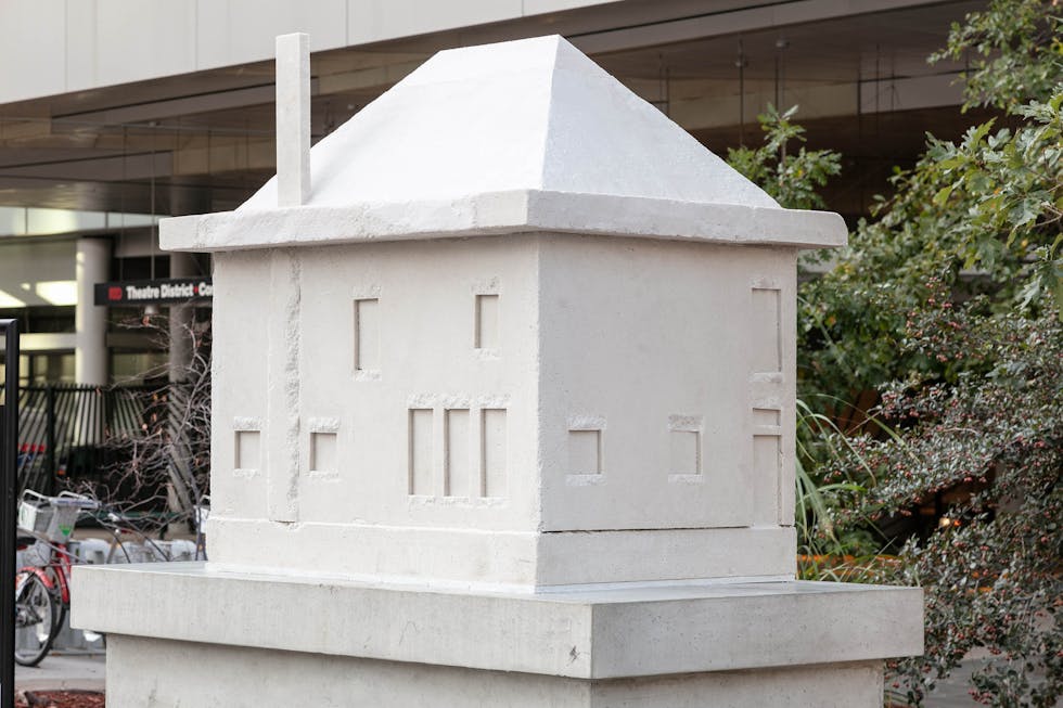 Noah Manos, Our House, 2019. Courtesy of the artist and Black Cube. Photo by Wes Magyar.