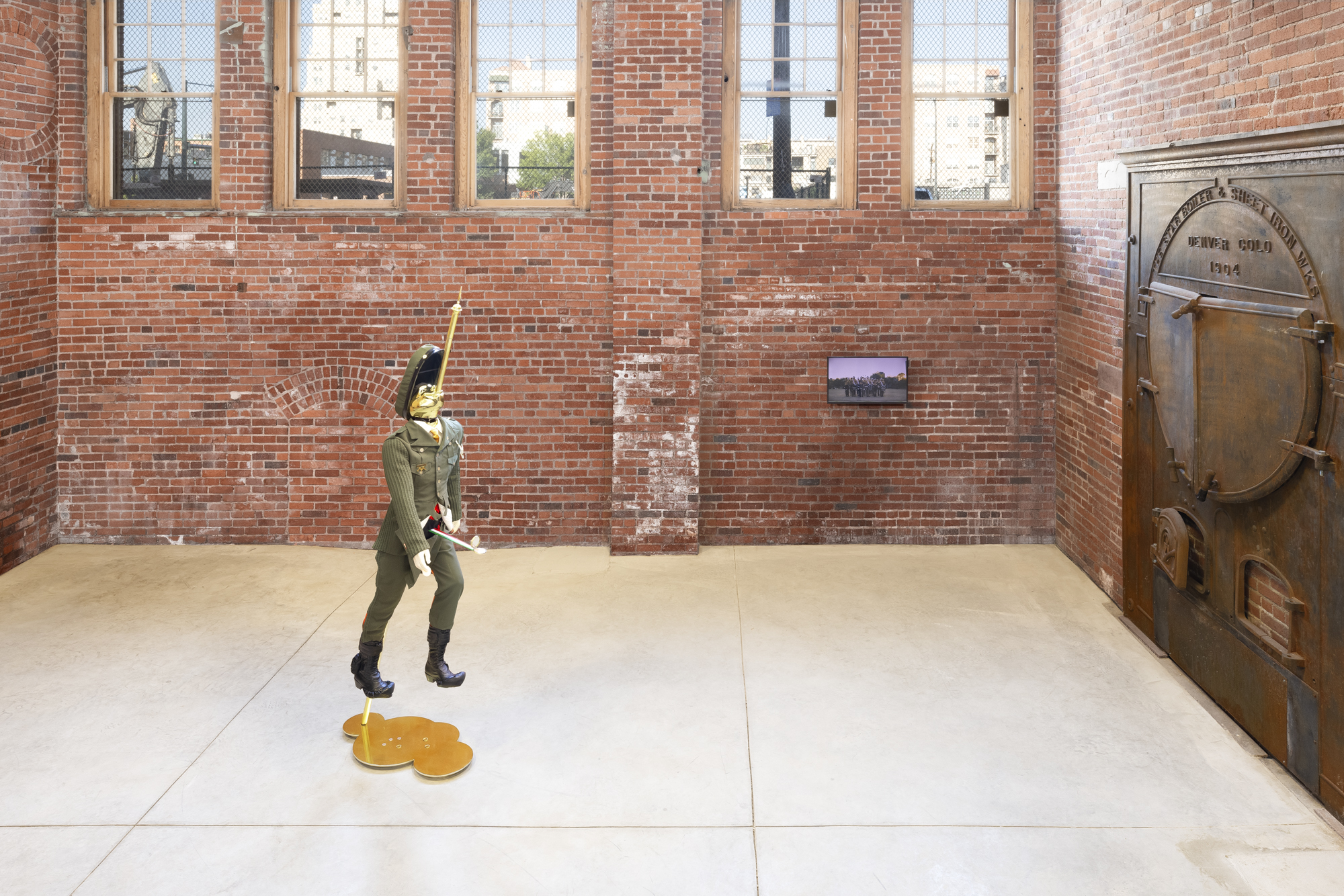 movement toward the Other (exhibition view), 2021, Historic Evans School, Denver, CO. Curated by Cortney Lane Stell. Courtesy of the artists and Black Cube. Photo by Third Dune Productions. 