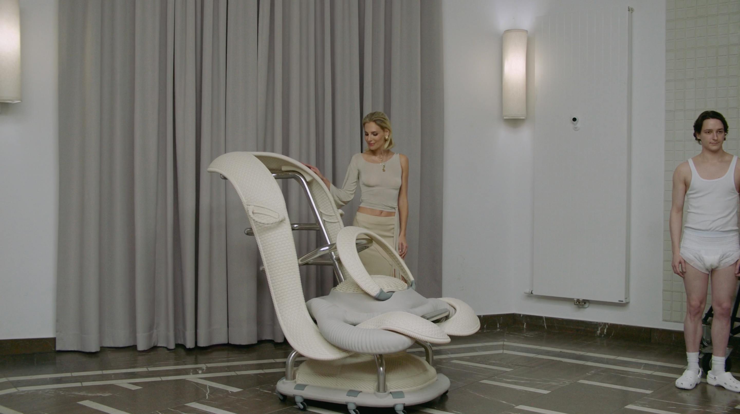 "Useless Sacrifice" (film still), 2024. USA/Germany. Directed by Anna Uddenberg and Thyago Sainte. 20 min.