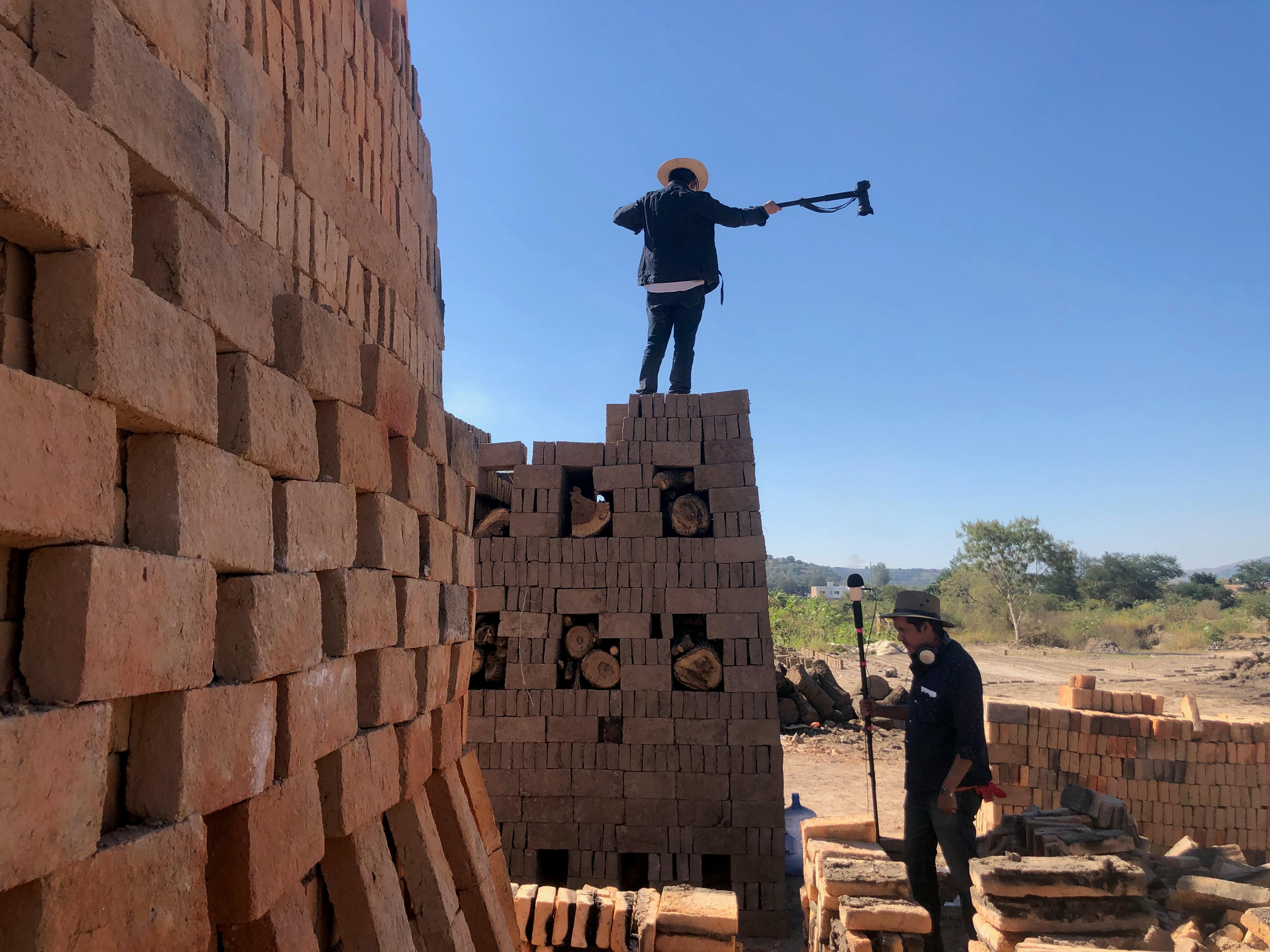 Filming for Alejandro Almanza Pereda, "De esos polvos estos barros," 2021. Magdalena, Jalisco, Mexico. Courtesy of the artist and Black Cube.