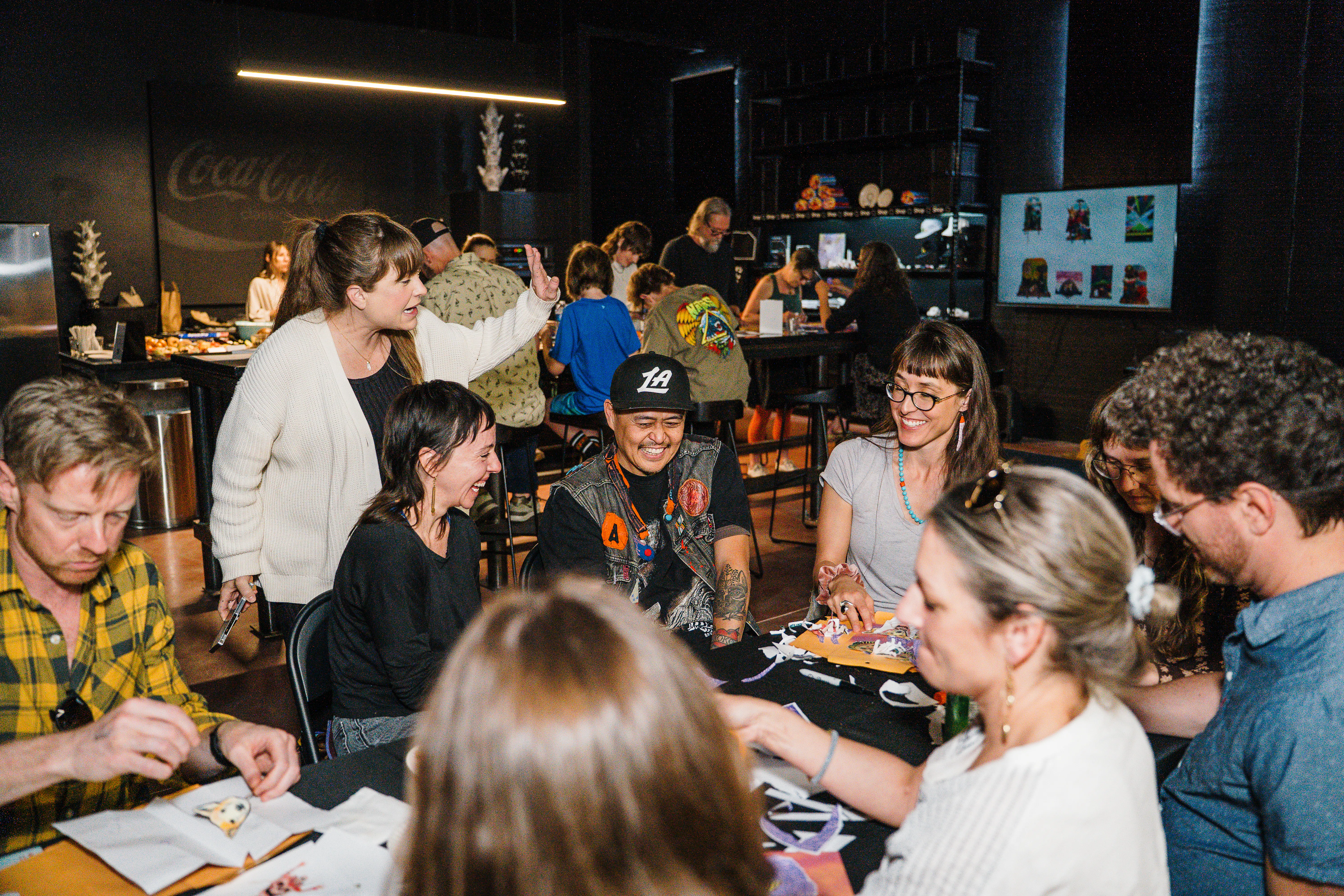 Talk With Your Mouth Full (brunch program) featuring Alvin Gregorio, April 12, 2026. Black Cube Headquarters (BCHQ), Englewood, CO. Courtesy the artist and Black Cube. Photo: From the Hip Photo.