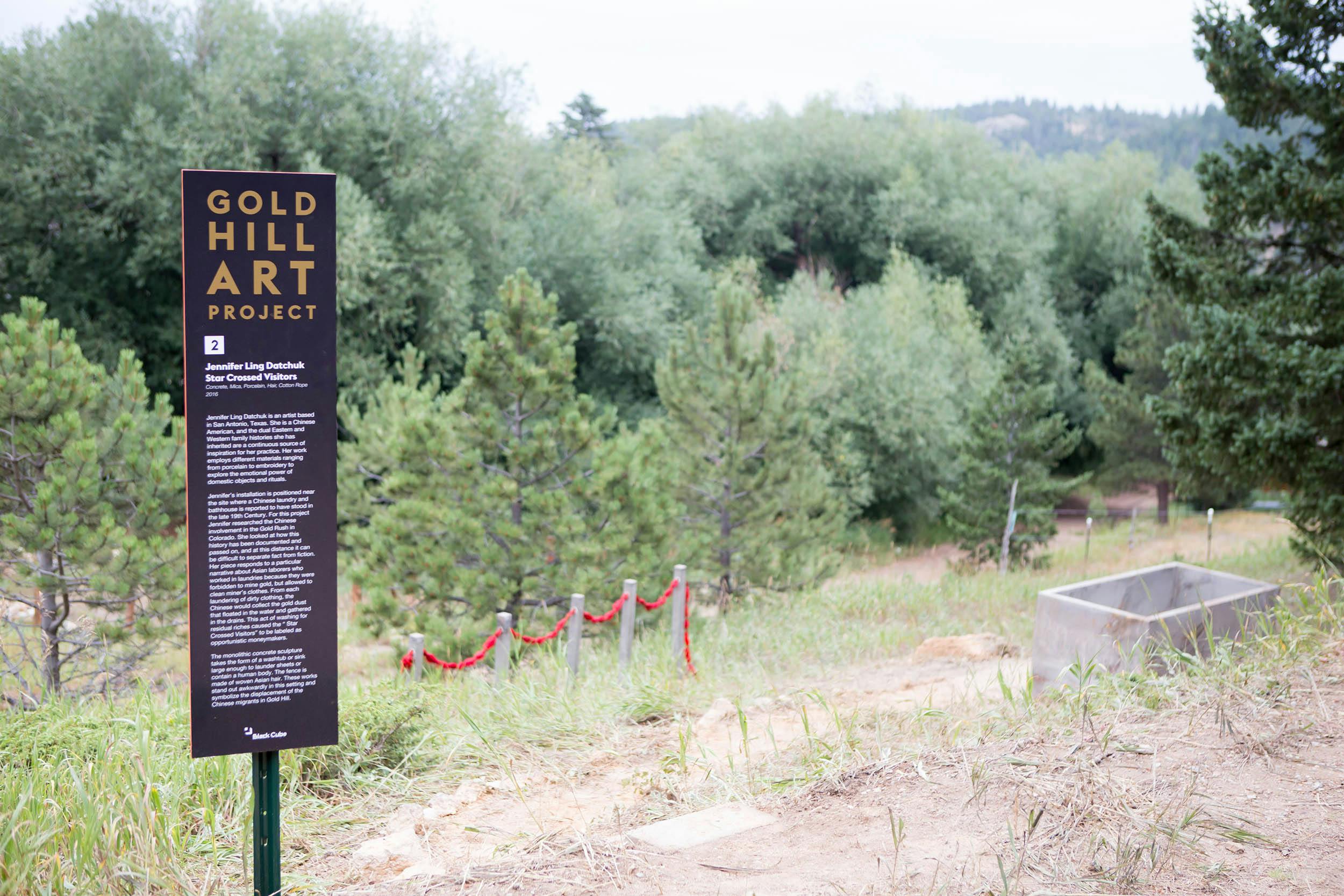 Gold Hill Art Project, 2016. Gold Hill, CO. Courtesy of the artist and Black Cube. Photos by Sara Ford. 