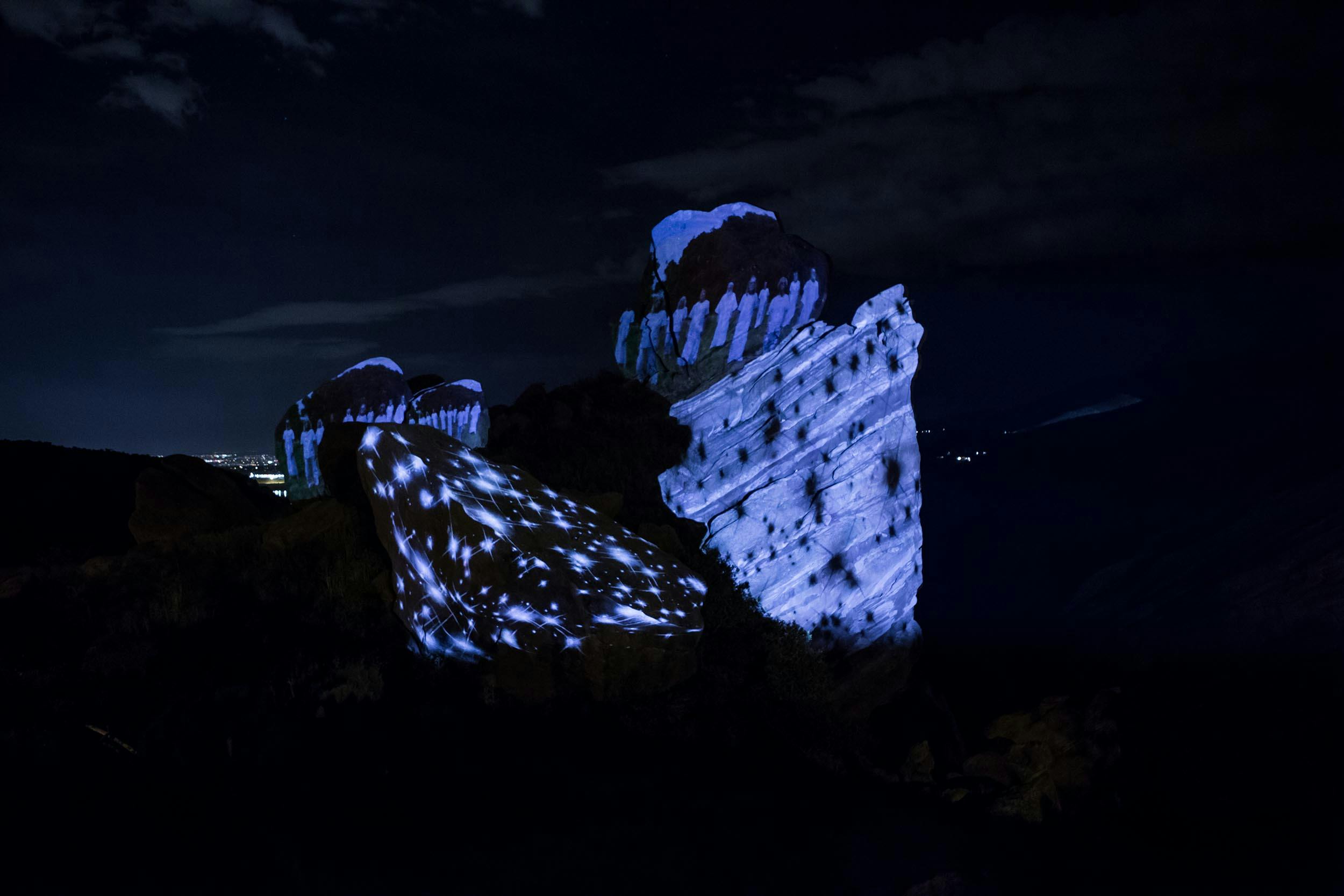 Desirée Holman, Sophont in Action, 2015. Red Rocks Park, Morrison, CO. Courtesy of the artist and Black Cube. 