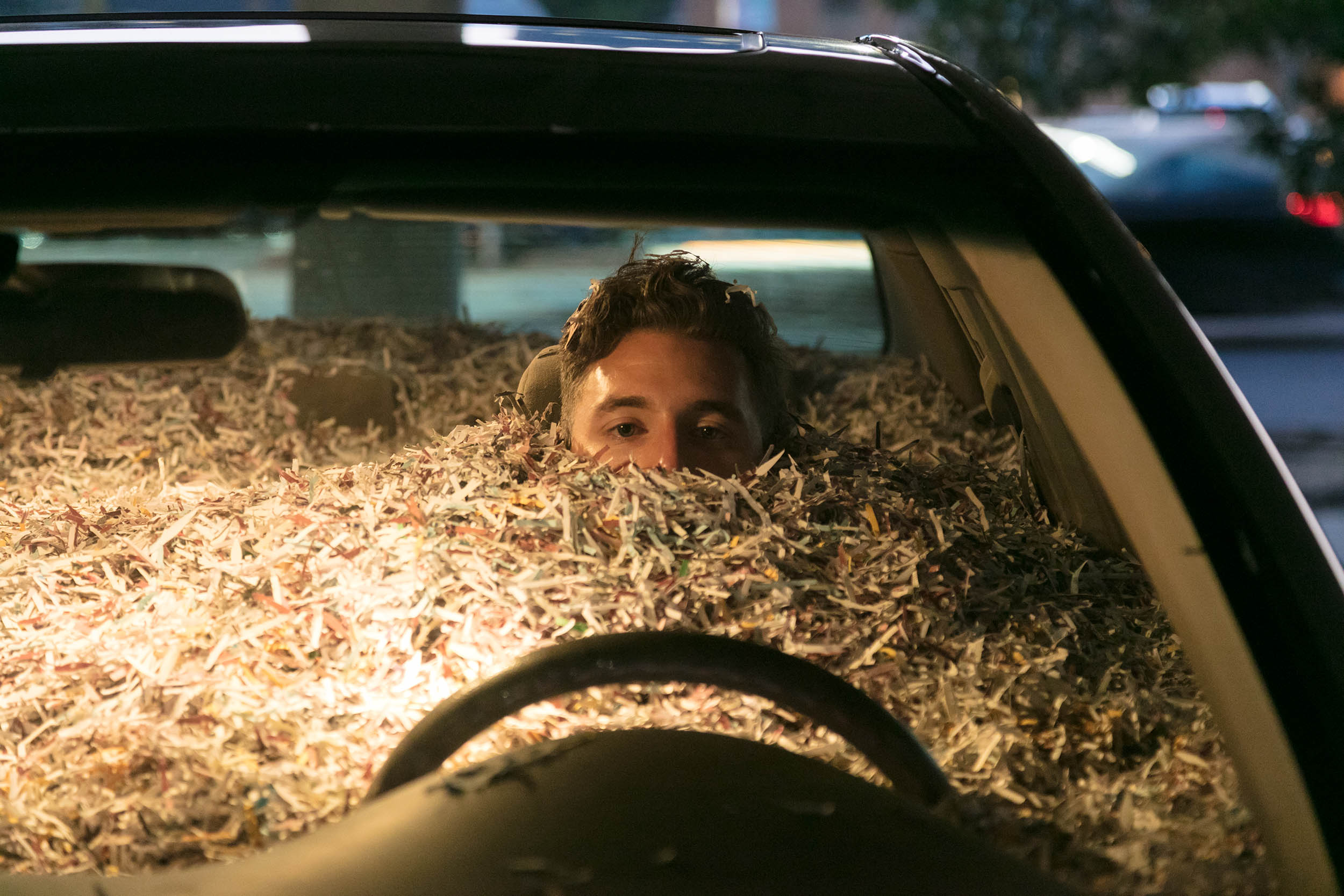 Drive-In: House of Cars (installation view), 2018. Two-story parking garage, Denver, CO. Courtesy of the artist and Black Cube. Photo by Wes Magyar. 