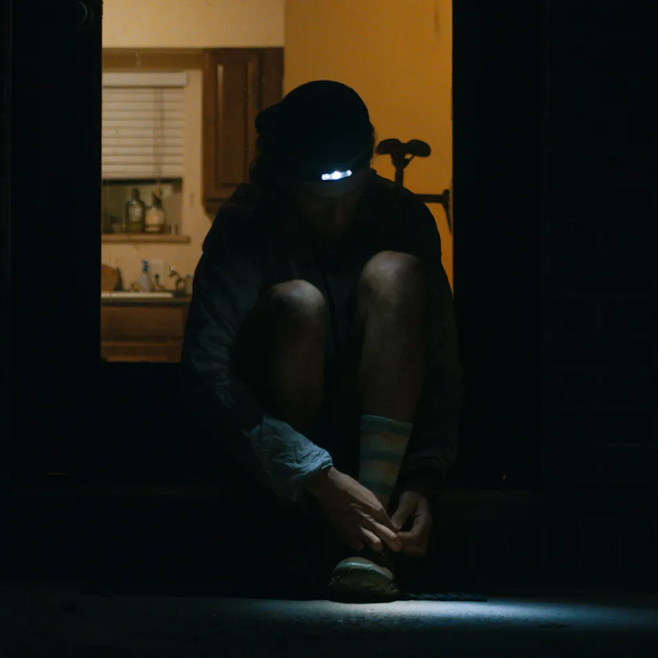 Kyle Richardson getting ready