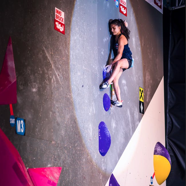 Black Diamond Athlete Natalia Grossman bouldering.