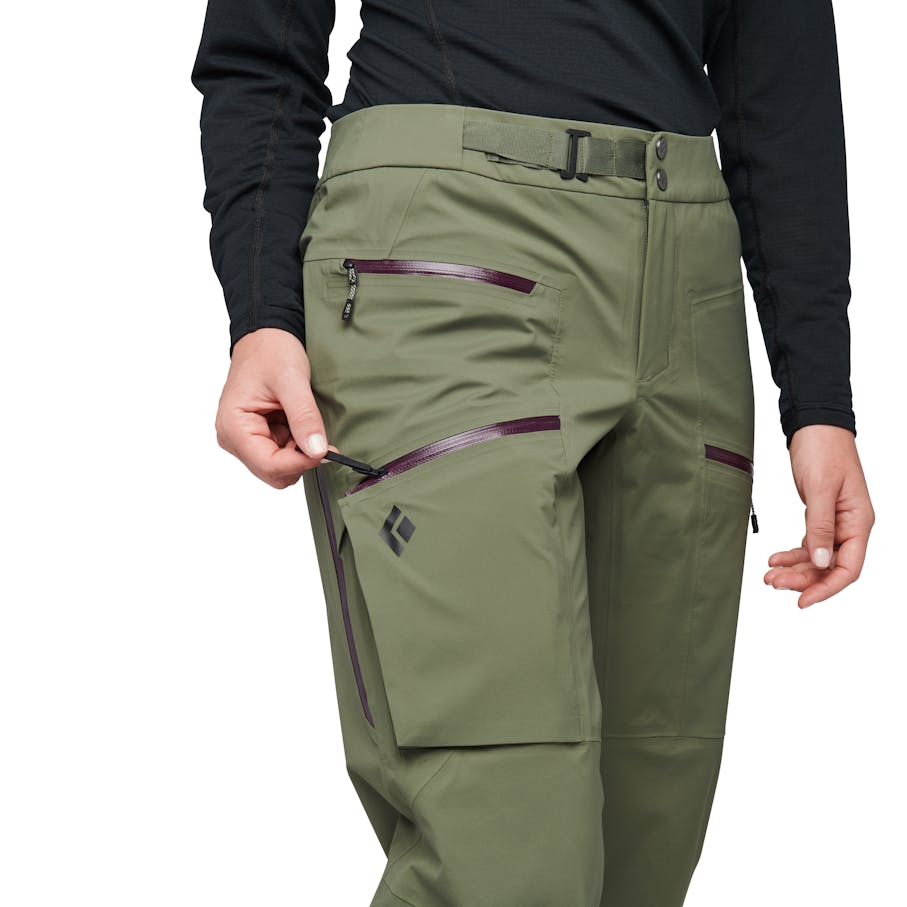 Aquaguard zippered thigh pockets