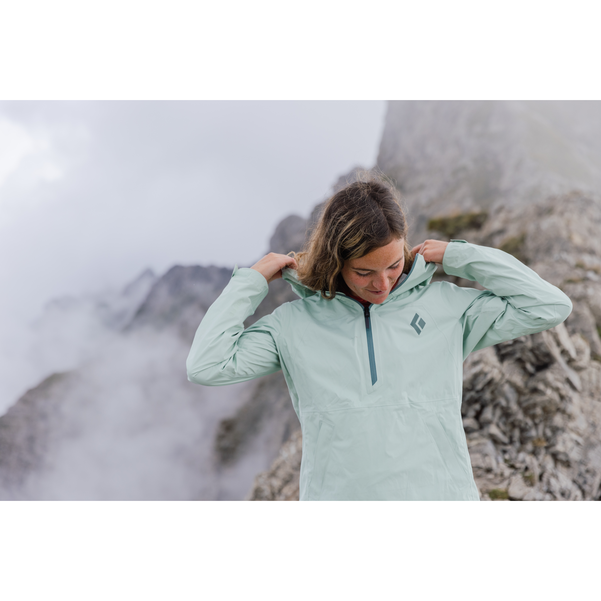 Rain Shell Jacket Black Diamond Stormline Women's Women'