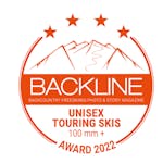 Award - BackLine Unisex Touring Skis 100 mm+