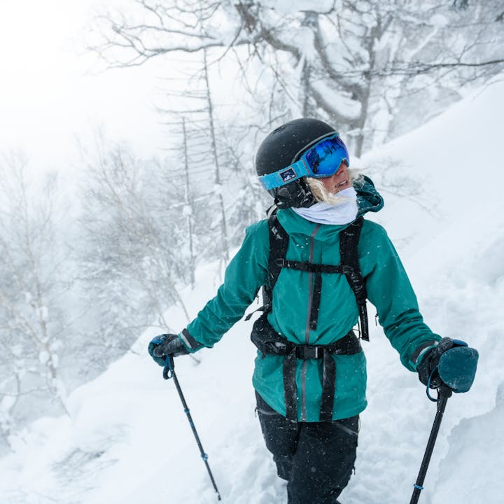 Mary taking in the snow | Snow Gear | Womens Snow Gloves