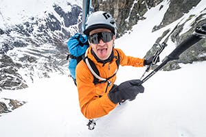Photo of Antte Lauhamaa sticking his tongue out.