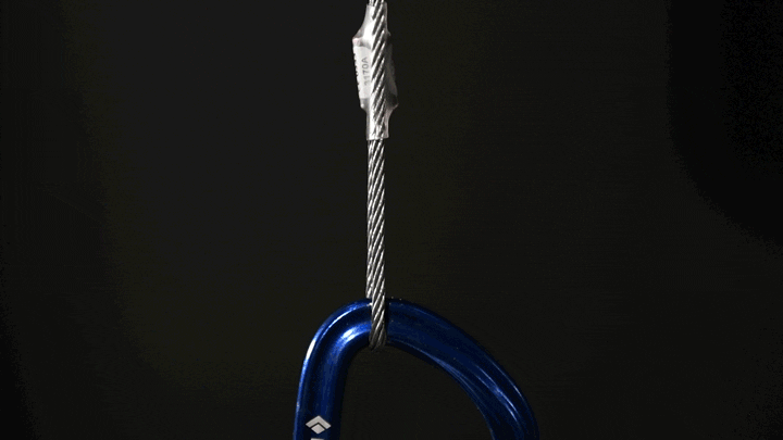 3/16” steel cable double swaged – 60cm