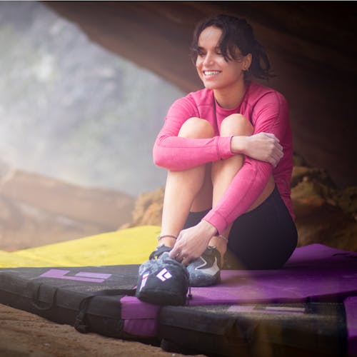 Black Diamond Climbing Athlete Oriane Bertone.