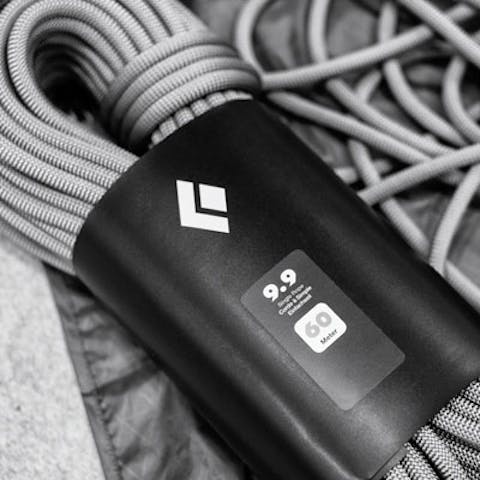 close-up on BD rope