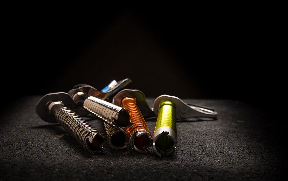 group of ice screws