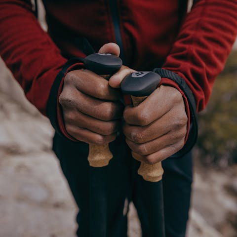 BD Ambassador Andrew King using Black Diamond trekking poles