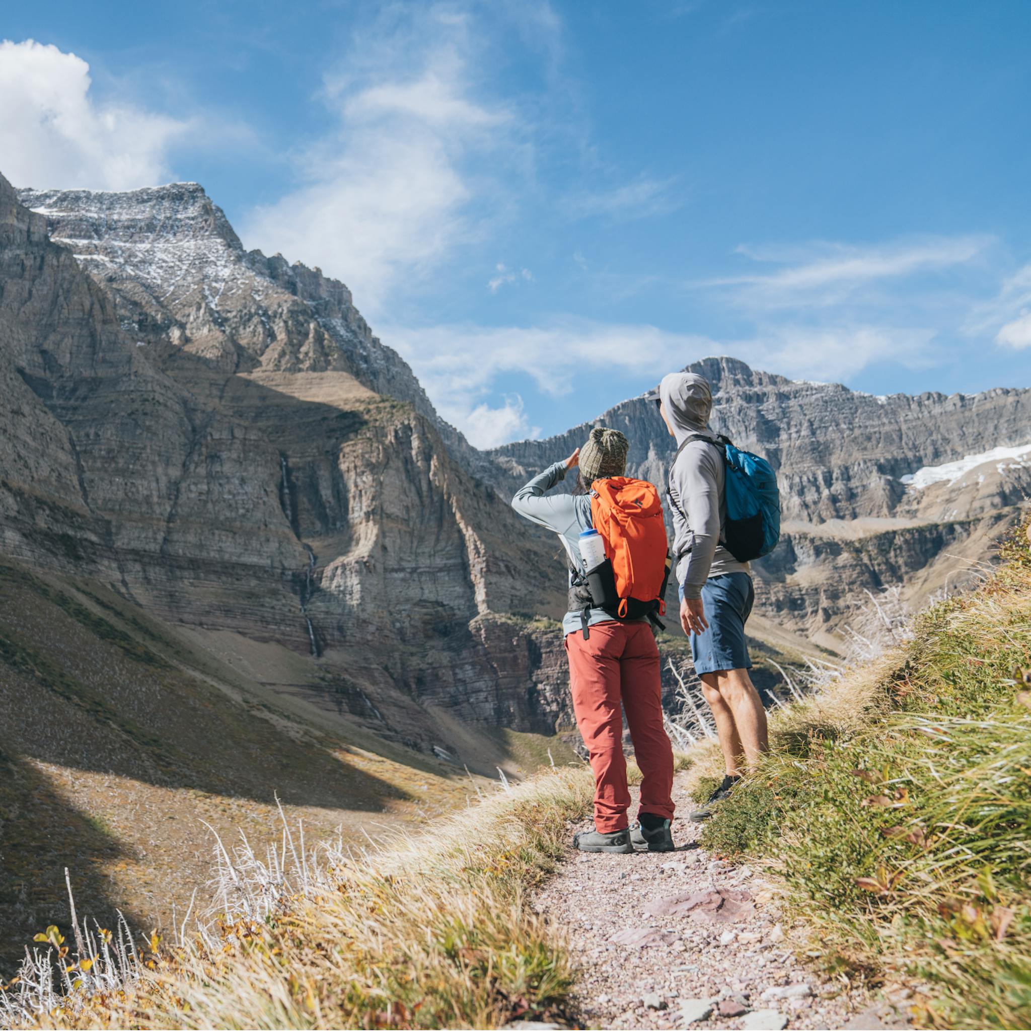 Hikers in Montana.